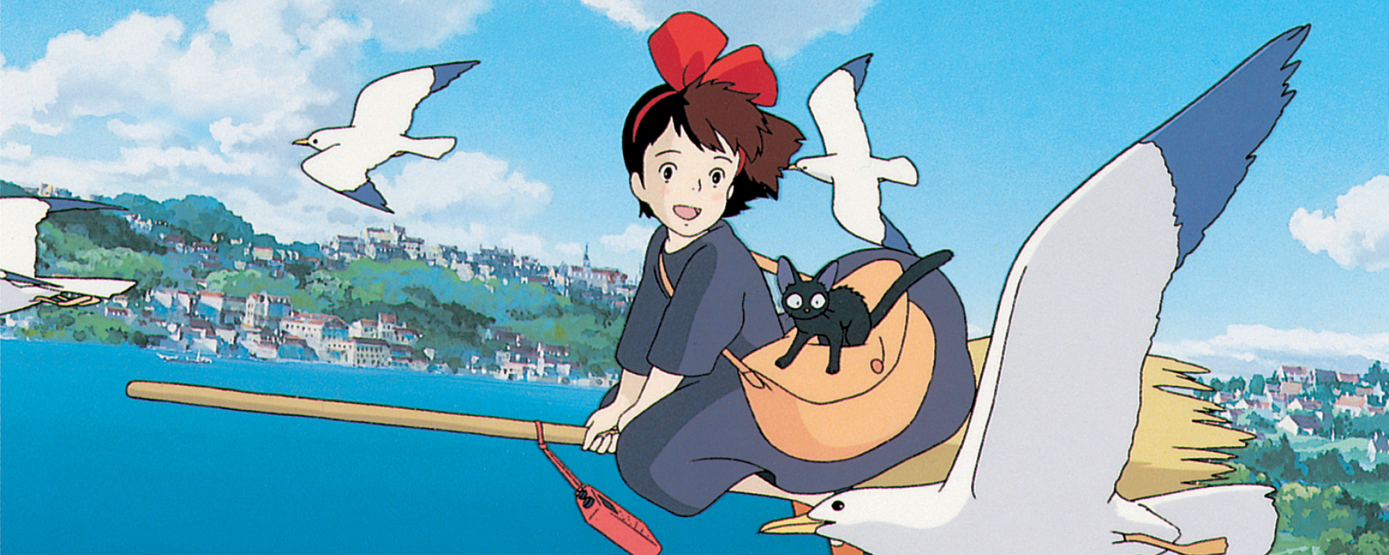 A scene from the movie Kiki's Delivery Serivce.
